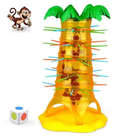 Monkeys Game Sacow Climbing Tree Game Toys, HOT Falling Tumbling Monkey Family Toys Climbing ...