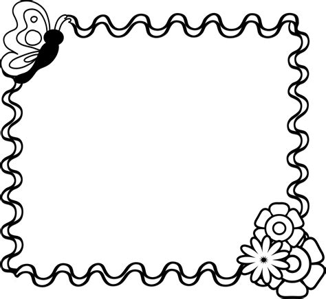 borders clipart black and white - Clip Art Library