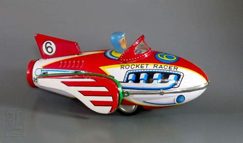 ROCKET RACER 6 - tin space ship | Brinquedos antigos, Brinquedos, Coliseu