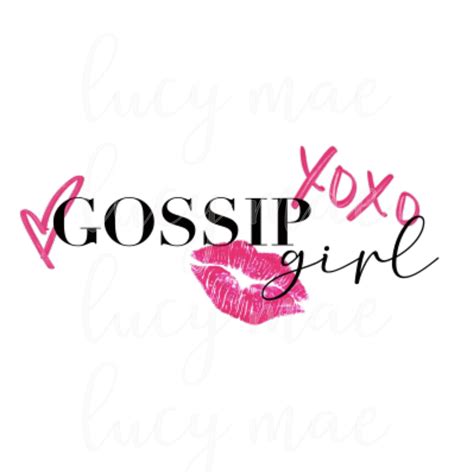 Gossip Girl Digital Download Sublimation - Etsy