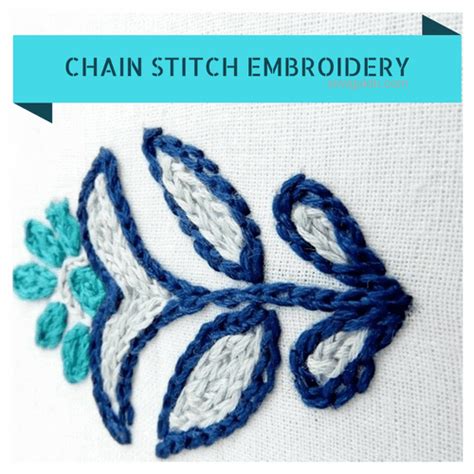 5 Easy Chain Stitch Motifs - SewGuide