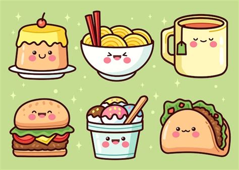 Free Vector | Hand drawn food elements collection