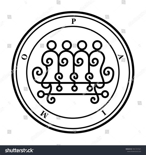 King Paimon Devil Demon Summon Seal Stock Vector (Royalty Free) 1951721521 | Shutterstock