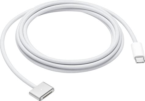 Apple 6.6' (2M) USB-C to MagSafe 3 Charging Cable for MacBook Pro White ...