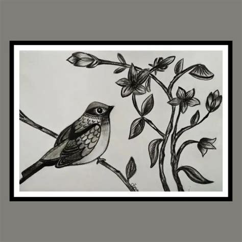 Bird Painting With Charcoal at Rs 900 | बर्ड पेंटिंग in Ahmedabad | ID: 23518418697