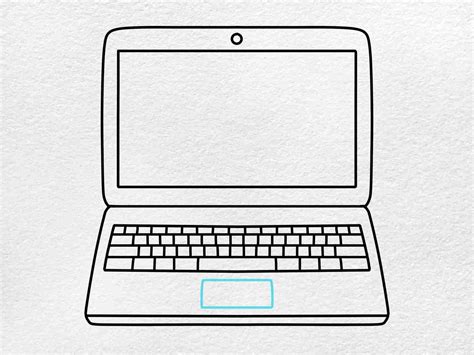 How to Draw a Laptop - HelloArtsy