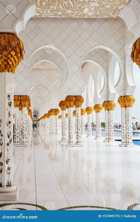 Sheikh Zayed Grand Mosque Interior Stock Image - Image of masjid, hall ...