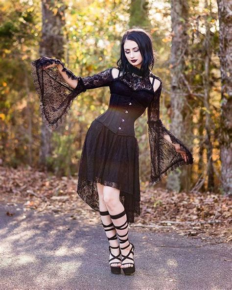 The Black Metal Barbie (@theblackmetalbarbie) | Gothic fashion, Gothic ...