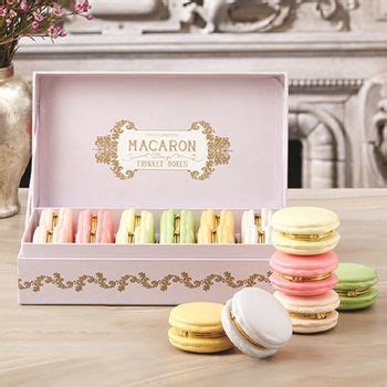 Lemon Macaron Trinket Box Macaron Trinket Box, Macaron Boxes, Trinket ...