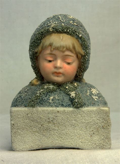 Antique Rare German Bisque Galluba and Hoffman Blue Snowbaby c1910 | eBay | Antique christmas ...