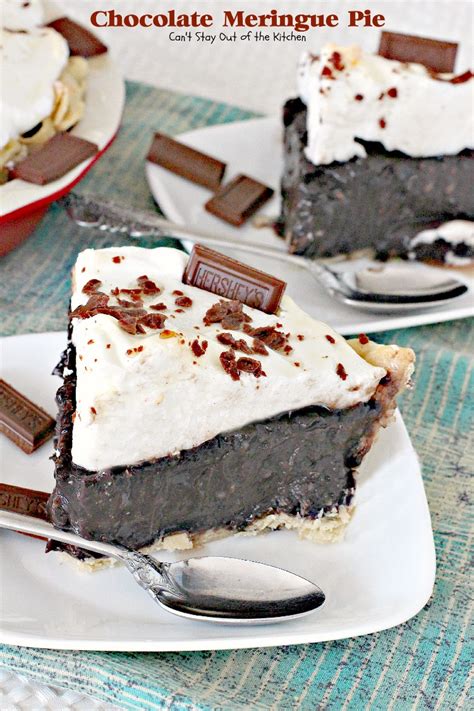 Chocolate Meringue Pie – IMG_3223 – Can't Stay Out of the Kitchen