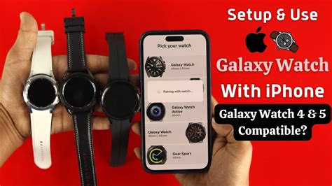 How To Pair Samsung Galaxy Watch To any iPhone! [Compatibility?] - YouTube