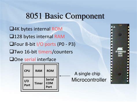 PPT - EMBEDDED SYSTEM(8051 MICROCONTROLLER) PowerPoint Presentation, free download - ID:773624