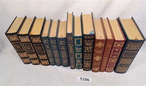 Easton Press leather-bound books - Mark Van Hook, Auctioneer