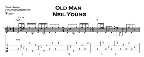 Old Man Neil Young Chords - Sheet and Chords Collection