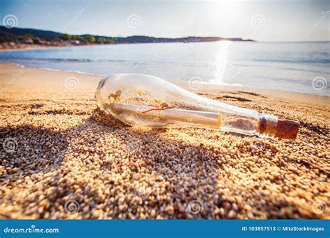 Help message bottle beach stock image. Image of secret - 103857513