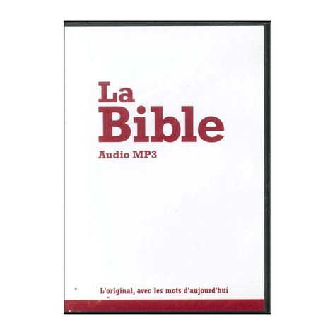 La Bible audio MP3 - 5 CDs - La Centrale Biblique