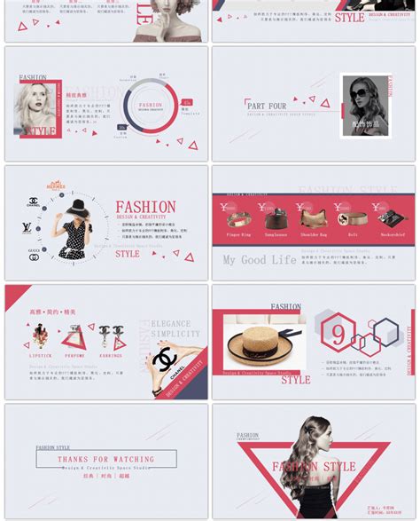 Awesome female fashion trend ppt template for Unlimited Download on Pngtree