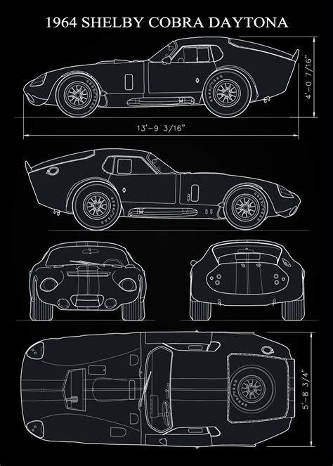 ArtStation - 1964 Shelby Cobra Daytona Coupe Prototype | Artworks