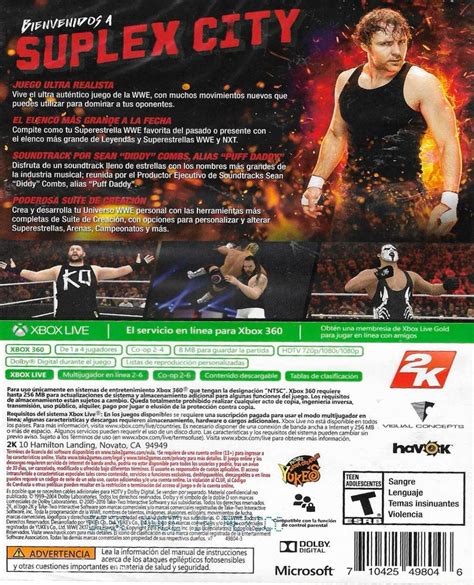 Wwe 2k17 Xbox 360 Nuevo - $ 649.00 en Mercado Libre