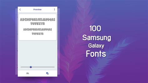 100 Samsung Galaxy Font Style for Android - APK Download