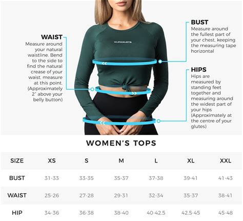 WOMEN'S SIZE GUIDE - Alphalete Support