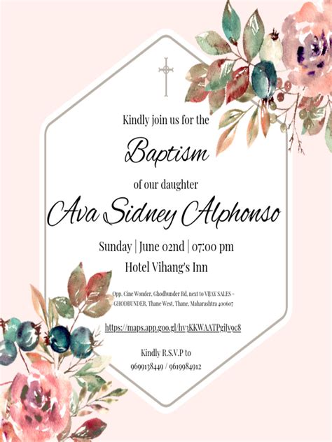 Baptism Invitation | PDF