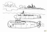 Army Submarine Coloring Pages Coloring sketch template