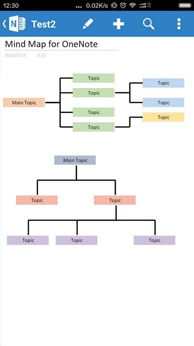 Mind Map for OneNote - Office OneNote Gem Add-Ins One Note Tips, Create ...