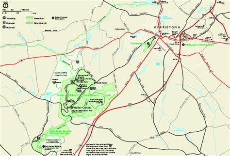 Morristown National Historical Park Official Map - 30 Washington Place ...