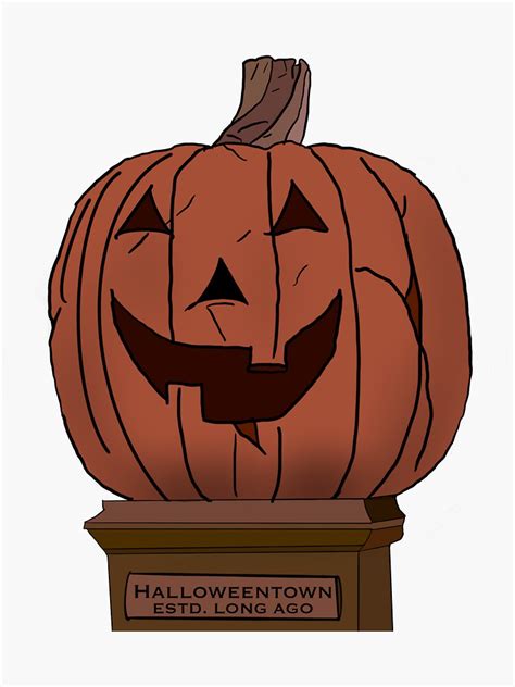 "Halloweentown Pumpkin" Sticker for Sale by AllyInDreamland | Redbubble