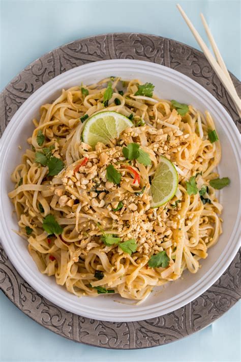 Noodles with Cambodian Coconut Peanut Sauce | Wozz! Kitchen Creations