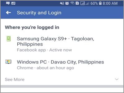 How to View Facebook Login History