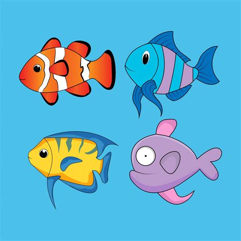 cute fish animal cartoon 7802271 Vector Art at Vecteezy