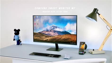 Minimal Desk Setup Tour: Samsung Smart Monitor M7 (2021), 56% OFF