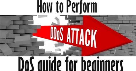 Let's Learn The Technology Together: How to perform doS attack