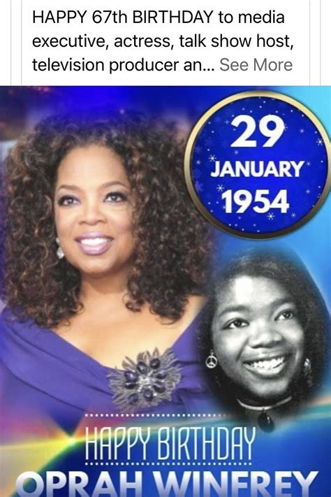 Pin by Natalie Oguara on Oprah Winfrey in 2021 | Happy 67th birthday, Oprah winfrey, Talk show