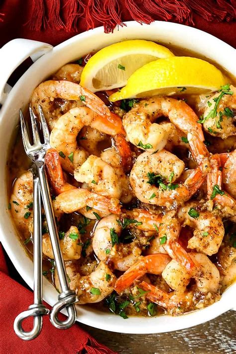 Garlic Butter Shrimp - Mantitlement