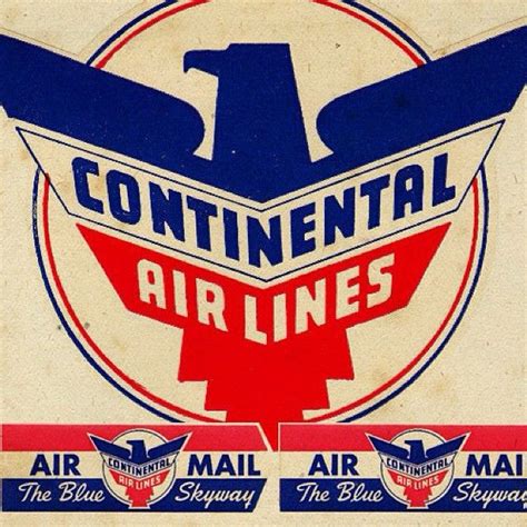 continental airlines logo history - Lino Browning