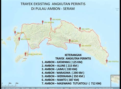 Trayek Angkutan Perintis Ambon - Pulau Seram - BPTD Kelas II Maluku