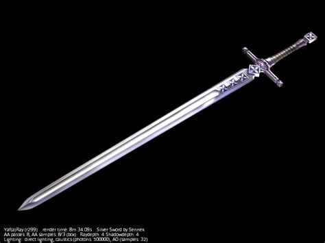 Silver sword by Sennek on DeviantArt