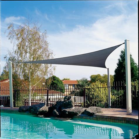 Gale Pacific 433505 Coolaroo 16'5" Triangle Shade Sail - Ocean Blue - 13984748 - Overstock.com ...