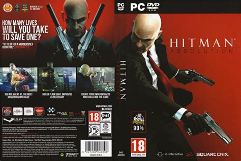 Hitman: Absolution (2012) EU PC DVD Cover & Labels - DVDcover.Com