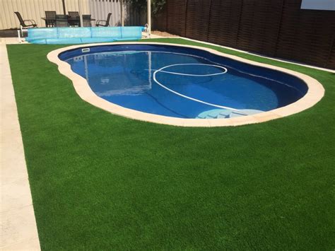 Artificial Grass Around Swimming Pool-Wa Turf Gurus-Synthetic Grass Perth