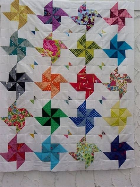 Pinwheel Quilt Pattern Template Double Pinwheel Quilt Pattern Tutorial Pinwheel Quilt… | Half ...