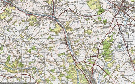 Historic Ordnance Survey Map of Kings Langley, 1920