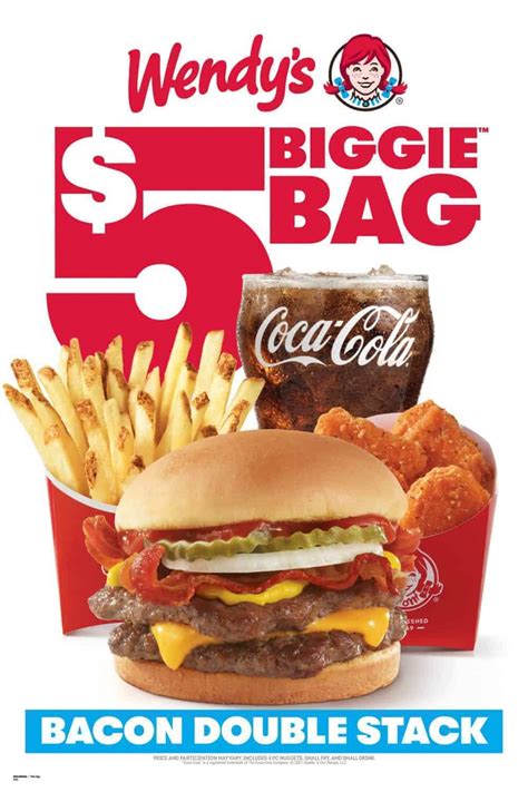 Wendy's $5 Biggie Bag - Living On The Cheap