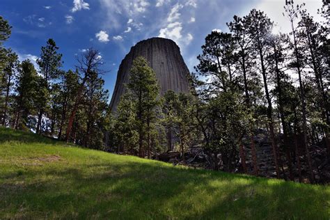 Devils Tower (Bear Lodge) Rising Above a Nearby Forest (De… | Flickr