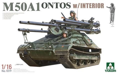 TAKOM 1/16 M50A1 ONTOS W/INTERIOR 1019 + 1/72 M1070 GUNTRUCK 5019 Coming soon ...