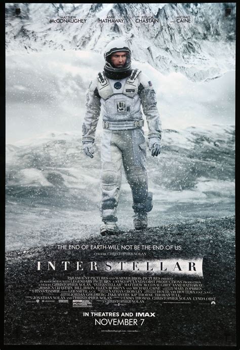 Interstellar Christopher Nolan Poster